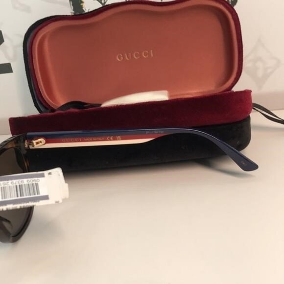 Authentic Gucci GG0848SK 003 Sunglasses Havana Tortoise Brown – New - Picture 10 of 12
